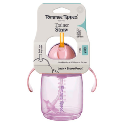1x Trainer Straw Cup, Weighted Straw, 6 Months+, Assorted Colours thumbnail 2