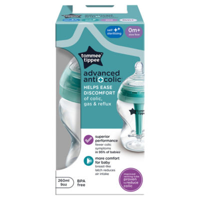 260ml Advanced Anti-Colic Baby Bottle, Slow-Flow Breast-Like Teat thumbnail 2