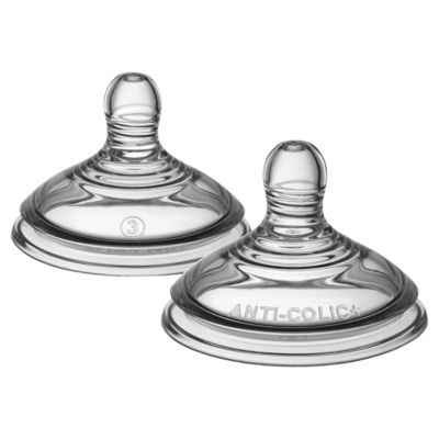 2x Advanced Anti-Colic Bottle Teats, Fast Flow, Breast-Like, 6m+ thumbnail 3