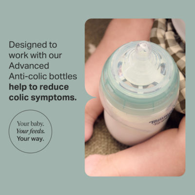 2x Advanced Anti-Colic Bottle Teats, Fast Flow, Breast-Like, 6m+ thumbnail 4