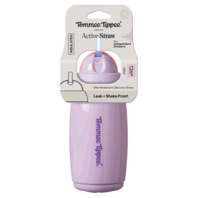 1x Insulated Active Straw Cup, 12 Months+, Assorted Colours thumbnail 2