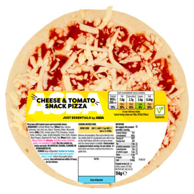 Cheese & Tomato Snack Pizza 114g thumbnail 2