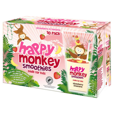 Smoothies Strawberry & Banana 10 x 180ml thumbnail 2