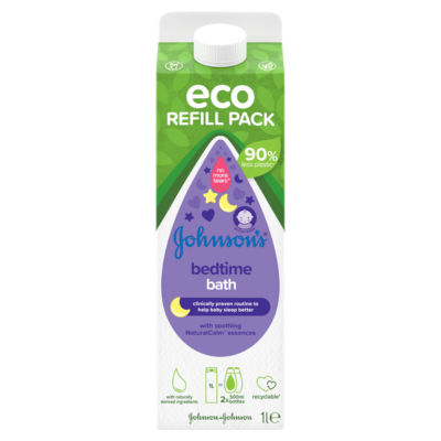 Johnson'S Baby Bedtime Bath Eco Refill Pack 1l thumbnail 2