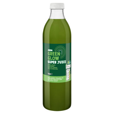 Green Glow Apple, Pear, Cucumber, Matcha Green Tea & Spirulina Super Juice 750ml thumbnail 2