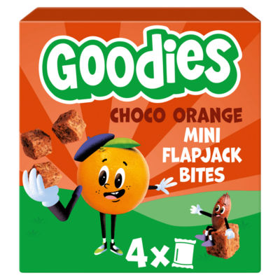 Kids Snack Chocolate Orange Mini Flapjack Oaty Bar Bites Multipack 4x23g thumbnail 2