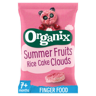Summer Fruits Rice Cake Clouds Organic Baby Snacks 40g 7 months+ thumbnail 2