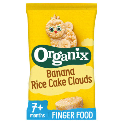 Banana Rice Cake Clouds Organic Baby Snacks 40g 7 months+ thumbnail 2