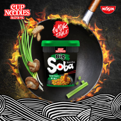 Soba Big Classic Instant Wok Style Noodles Pot 113g thumbnail 3