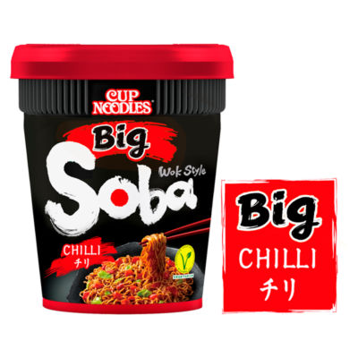 Soba Big Chilli Instant Wok Style Noodles Pot 115g thumbnail 2