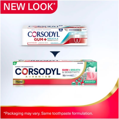 Gum+ Breath & Sensitivity Toothpaste Whitening 75ml thumbnail 3