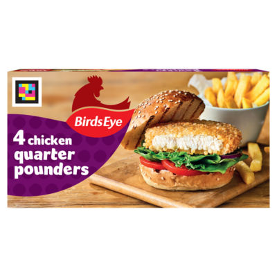 4 Chicken Quarter Pounders Burgers 454g thumbnail 2