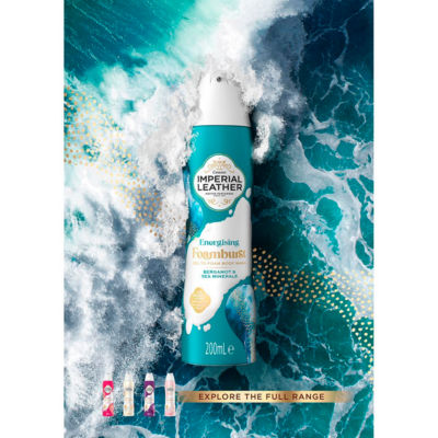 Bergamot & Sea Minerals Foamburst Gel to Foam Body Wash 200ml thumbnail 4