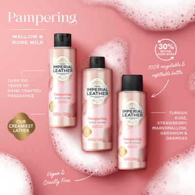 Pampering Mallow & Rose Milk Bath Soak 500ml thumbnail 3
