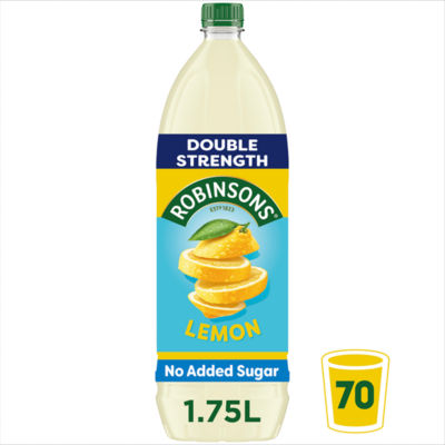 Robinsons Lemon No Added Sugar Double Concentrate