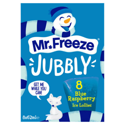 Jubbly Blue Raspberry Ice Lollies 8 x 62ml thumbnail 2