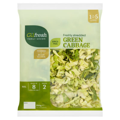 Family Growon Freshly Shredded Green Cabbage 250g thumbnail 2