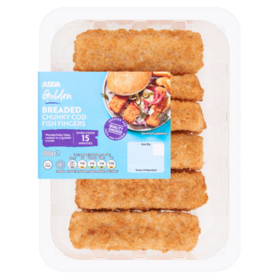 Golden Breaded Chunky Cod Fish Fingers 300g thumbnail 2