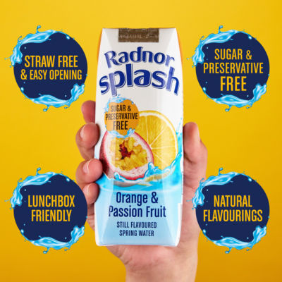 Orange & Passion Fruit Still Flavoured Spring Water 3 x 250ml thumbnail 3