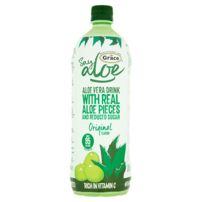 Aloe Vera Drink with Real Aloe Pieces and Reduced Sugar Original Flavour thumbnail 2