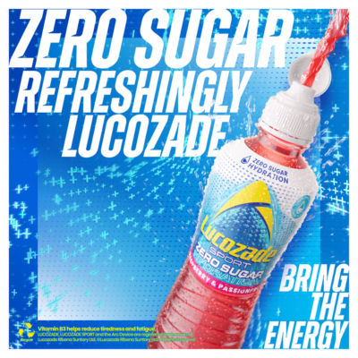 Sport  Drink Zero Sugar Raspberry & Passion Fruit 4 x 500ml thumbnail 3