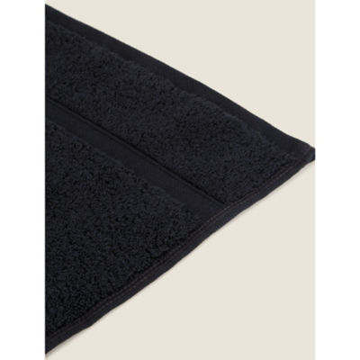 Small Black Super Soft Cotton Hand Towel thumbnail 4