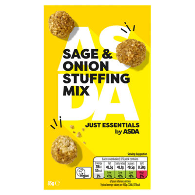 Just Essentials Sage & Onion Stuffing Mix 85g