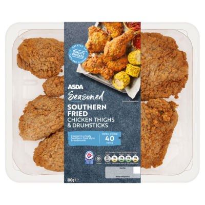 ASDA Seasoned Southern Fried Chicken Thighs & Drumsticks