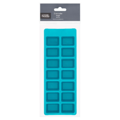 Ice Cube Trays Blue 2 Pack