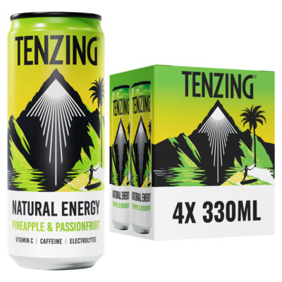 TENZING Natural Energy Pineapple & Passionfruit BCAA Pack