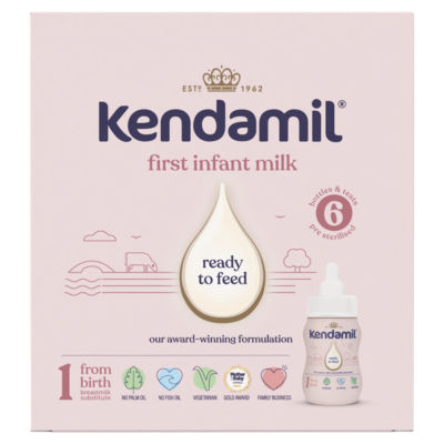 Kendamil Stage 1 First Infant Milk Starter Pack