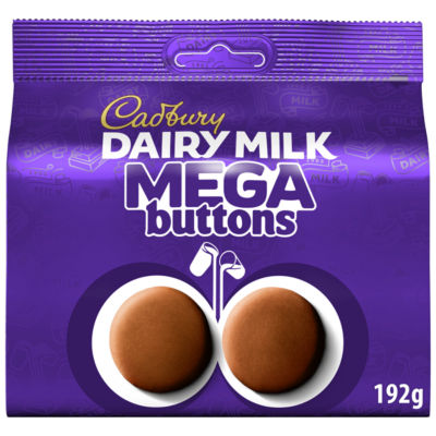 Cadbury Dairy Milk Mega Buttons Chocolate Sharing Bag