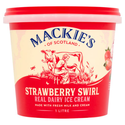 Strawberry Swirl Real Dairy Ice Cream thumbnail 2