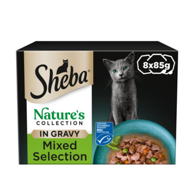 Nature's Collection Adult Wet Cat Food Mixed Selection Gravy 8x85g Tray thumbnail 2