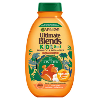 Ultimate Blends Kids Apricot No Tears Easy Detangling Shampoo for All Hair Types 250ml