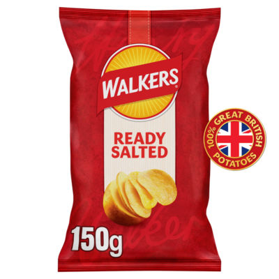 Ready Salted Sharing Crisps 150g thumbnail 2