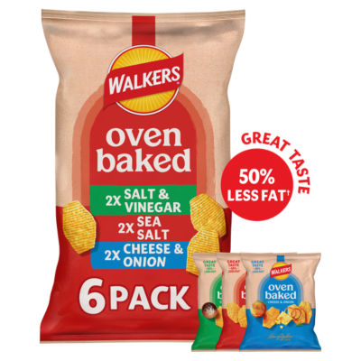 Baked Snacks Variety Multipack Crisps 6x22g thumbnail 3