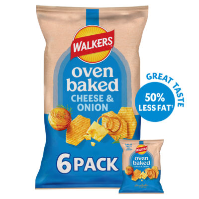 Walkers Baked Cheese & Onion Multipack Snacks