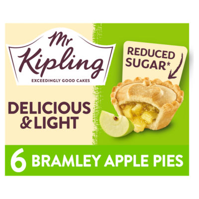 Delicious & Light Bramley Apple Pies 6 pack thumbnail 2