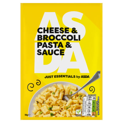 Just Essentials Cheese & Broccoli Pasta & Sauce 110g thumbnail 2