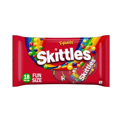 Skittles Vegan Chewy Sweets Fruit Flavoured Funsize Bags