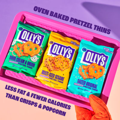Multi-Seed Sesame Oven-Baked Pretzel Thins 140g thumbnail 4
