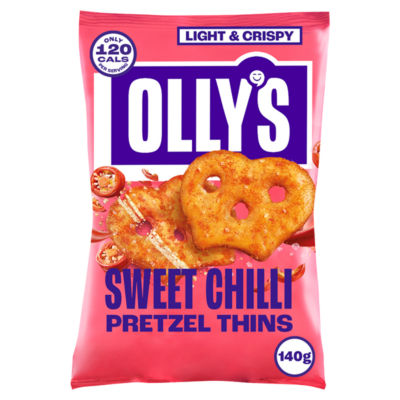 Sweet Chilli Oven-Baked Pretzel Thins 140g thumbnail 2