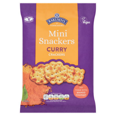 of Yorkshire Mini Snackers Curry Crackers 85g thumbnail 2