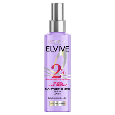 L'Oreal Elvive Hydra Hyaluronic 2% Hair Serum with Hyaluronic Acid for Dry Hair
