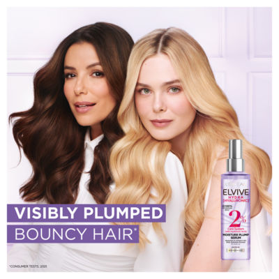 L'Oreal Elvive Hydra Hyaluronic 2% Hair Serum with Hyaluronic Acid, for Dry Hair thumbnail 4