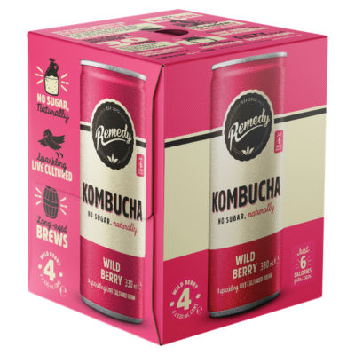 Kombucha Wild Berry 4 x 330ml thumbnail 2