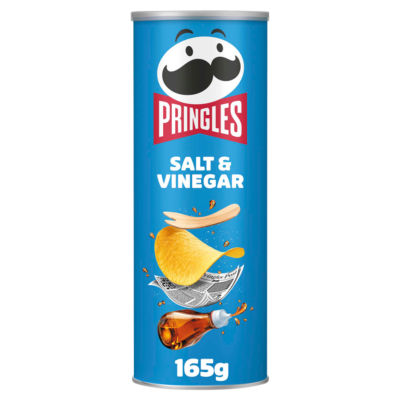 Pringles Salt & Vinegar Sharing Crisps 165g