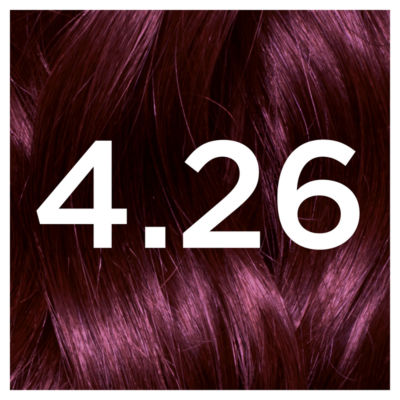 Nutrisse Ultra Color Dye, Vegan, 4.26 Ultra Violet, electrifying and bold hair appearance. thumbnail 3
