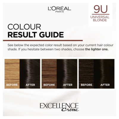 Excellence Nudes 9U Very Light Blonde: Flattering, Grey Coverage, for a natural tone. thumbnail 3